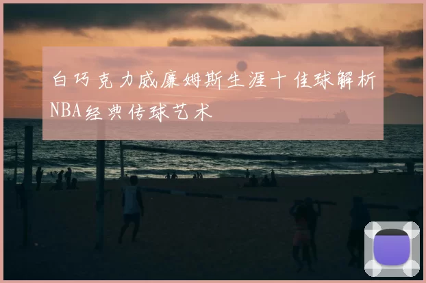 白巧克力威廉姆斯生涯十佳球解析NBA经典传球艺术