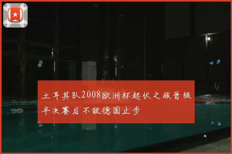 土耳其队2008欧洲杯起伏之旅晋级半决赛后不敌德国止步