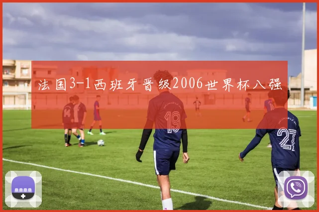 法国3-1西班牙晋级2006世界杯八强